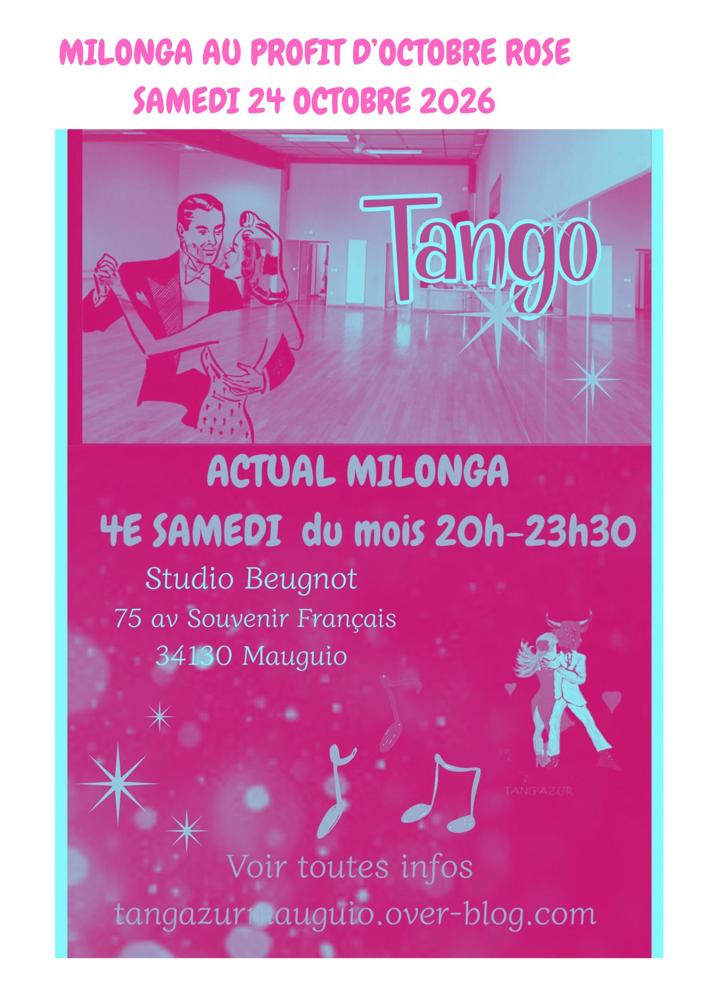 AT TIME TO TANGO OCTOBRE ROSE